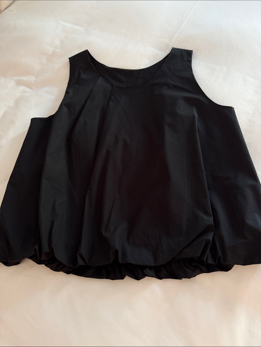 Banana Republic Black Bubble Hem Tank Top